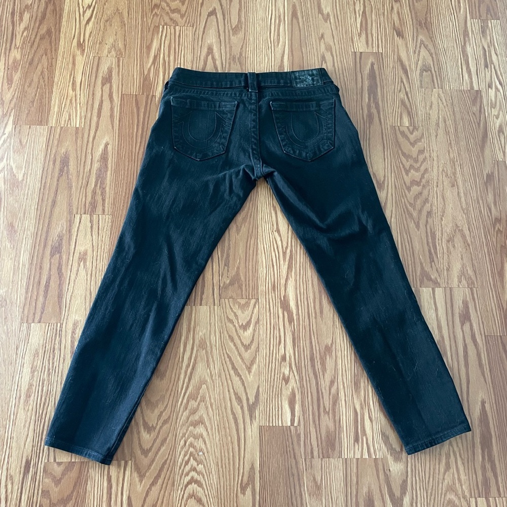 👖Authentic True Religion Women’s Black Low rise jeans. Made in 🇺🇸 | Size 29